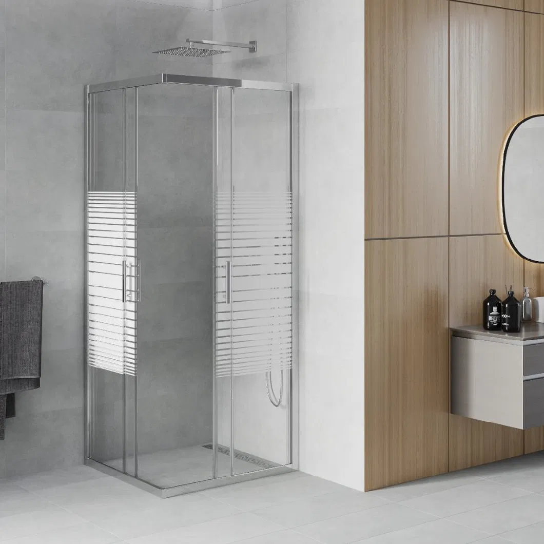 Square Used Shower Room Glass Shower Door Sanitary Ware Bathroom Shower Enclosure