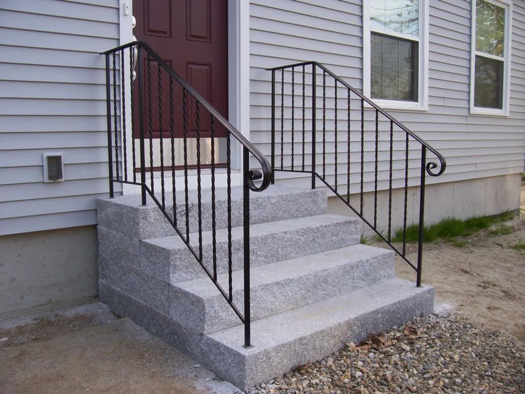 Easy Assemble Modern Metal Stair Railing Designs for Sale