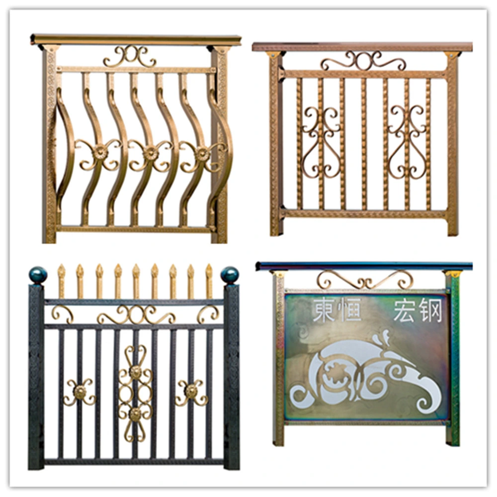 Elegant and Classic Outdoor Metal Stair Railing